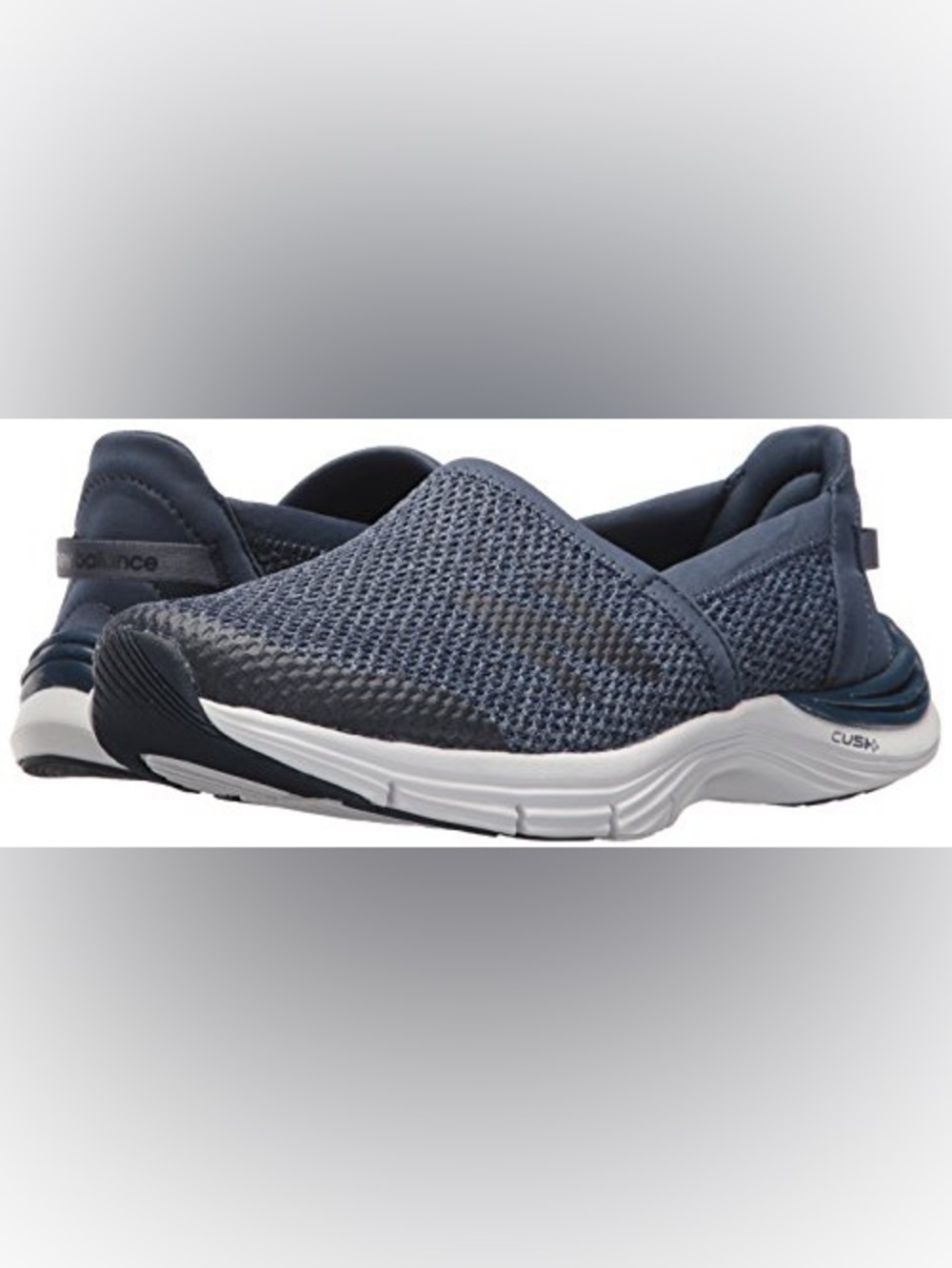 New Balance Women's Slip-On Athletic Sneaker in Navy and White
